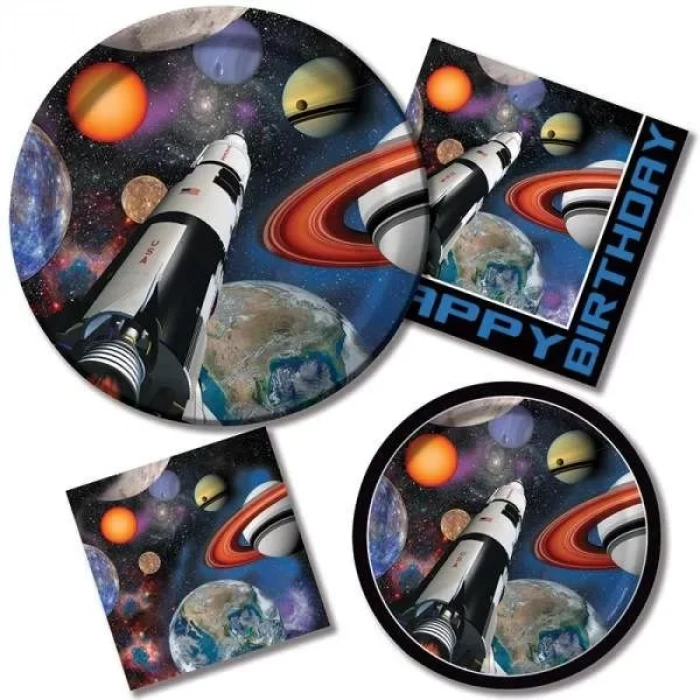 Uzay Partisi 24 Kişilik Parti Seti