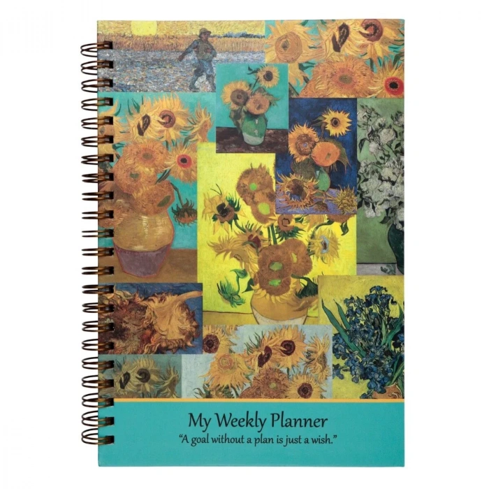 Van Gogh 14x20 Plan Defteri Sunflowers Collage