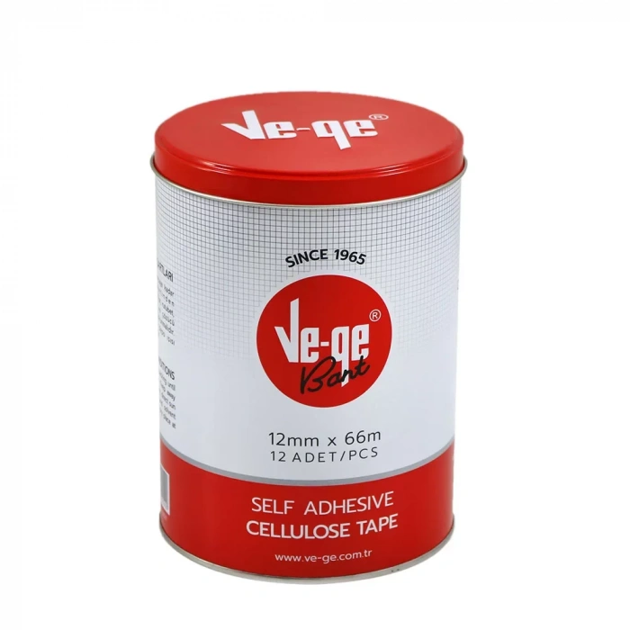 Vege 12x66 Selefon Bant Metal Kutuda Ets2566 (adet)