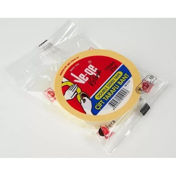 Vege Çift Taraflı Bant (18 Mm X 25 M)