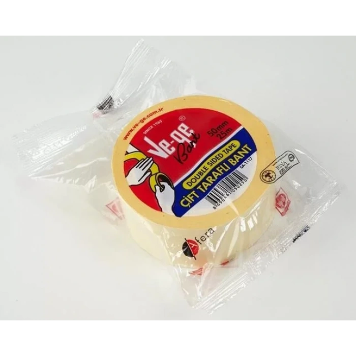 VeGe Çift Taraflı Bant (48 mm x 25 m)
