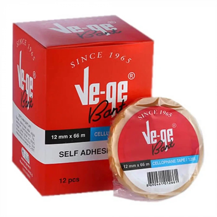 Vege Selofan Şeffaf Bant 12x66 Mt Nr-3218