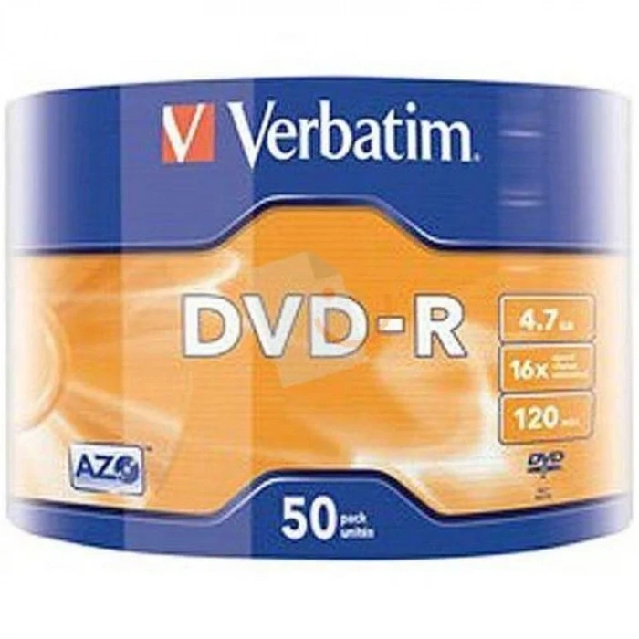 Verbatim Dvd-r Wrap Matt Silver 4.7 Gb (50 Lu Paket)