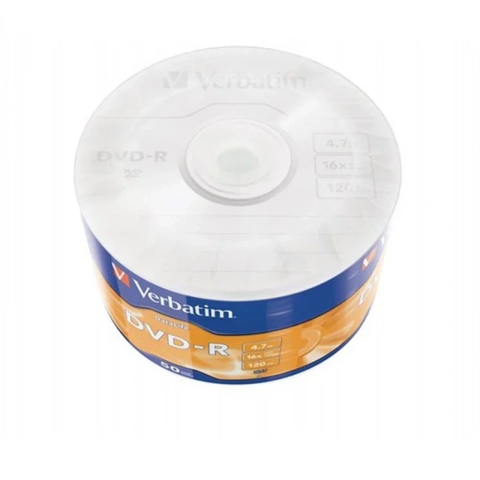 Verbatim Dvd-r Wrap Matt Silver 4.7 Gb (50 Lu Paket)