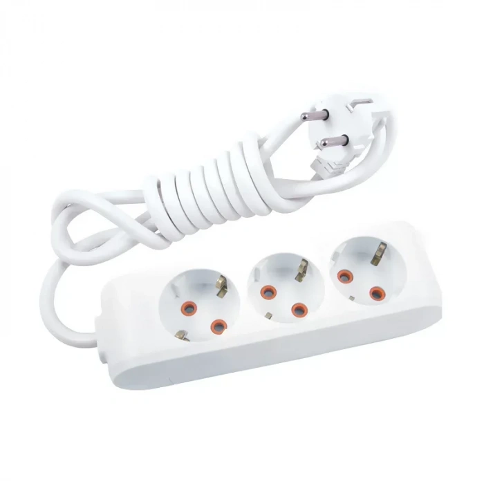 Viko 16414 Multi-let Topraklı Priz Çoklayıcı 2m 3lü