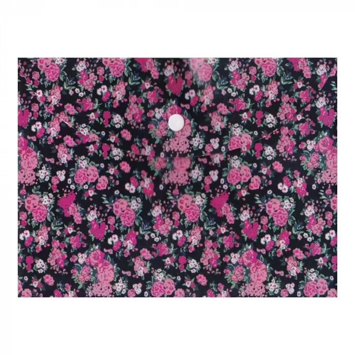 Vintage Label Desenli A5 Çıt Çıt Dosya 2826