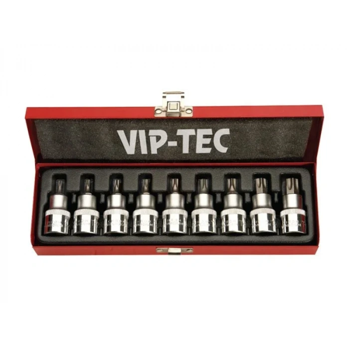 Vip-Tec Lokmalı Torx Uç Takımı 1/2 İnç 9 Parça (VT118900) - VT118900