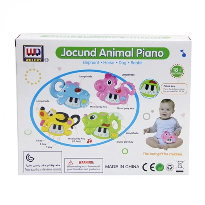 Weidey Mini Köpek Piyano Işıklı Müzikli