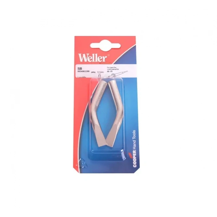 Weller S8 NİKEL KAPLI EĞİK UÇ (2 ADET) - COOS-8