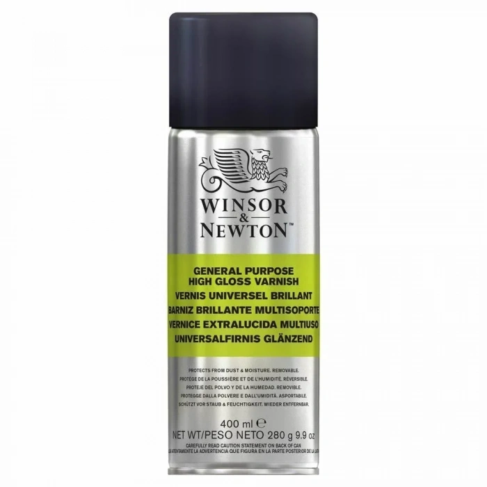 Winsor Newton High Gloss Varnish 400ml Sprey (Parlak Vernik)