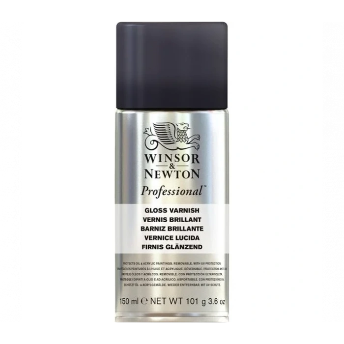 Winsor Newton Professional Gloss Varnish 150ml Sprey (Parlak Verniği)