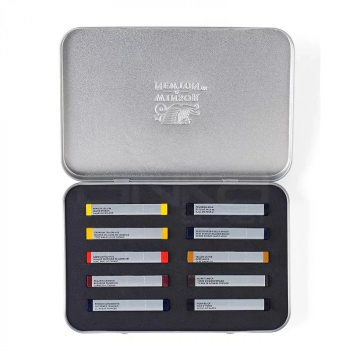 Winsor & Newton Professional Water Colour Stick Metal Kutu 10lu