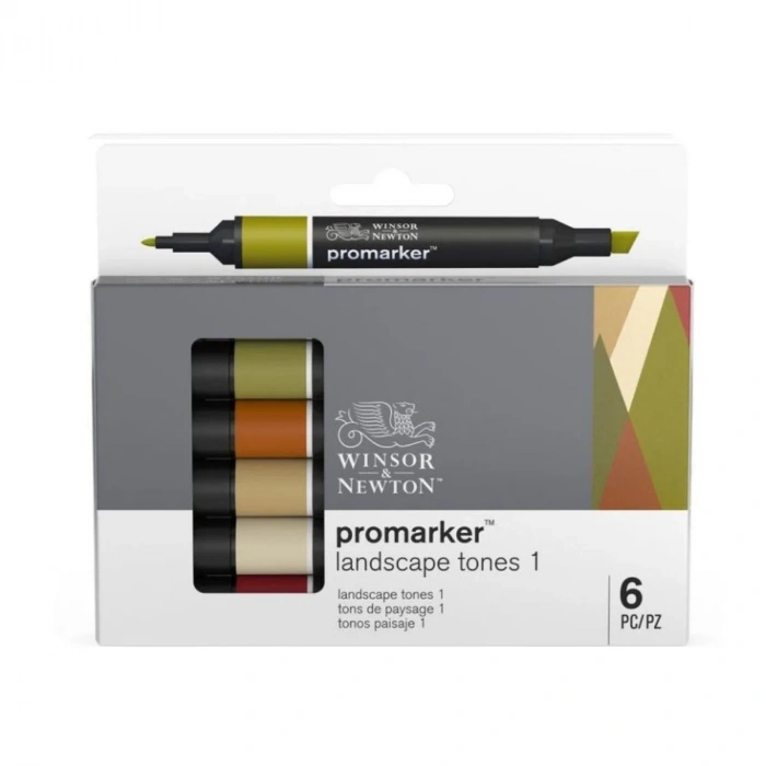Winsor Newton Promarker Set Landscape 6lı