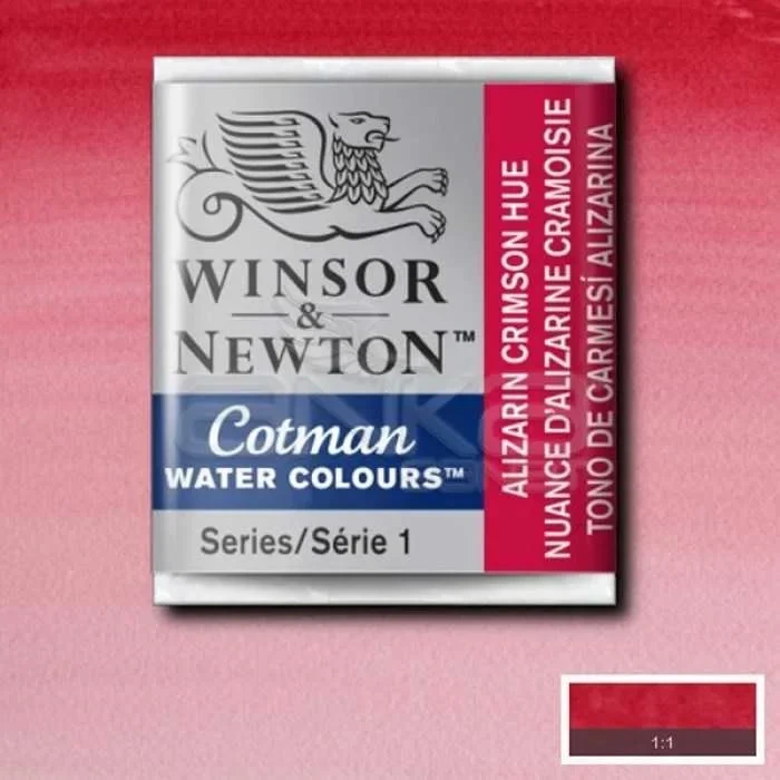 Winsor & Newton Tablet Sulu Boya No:003 Alizarin Crimson Hue
