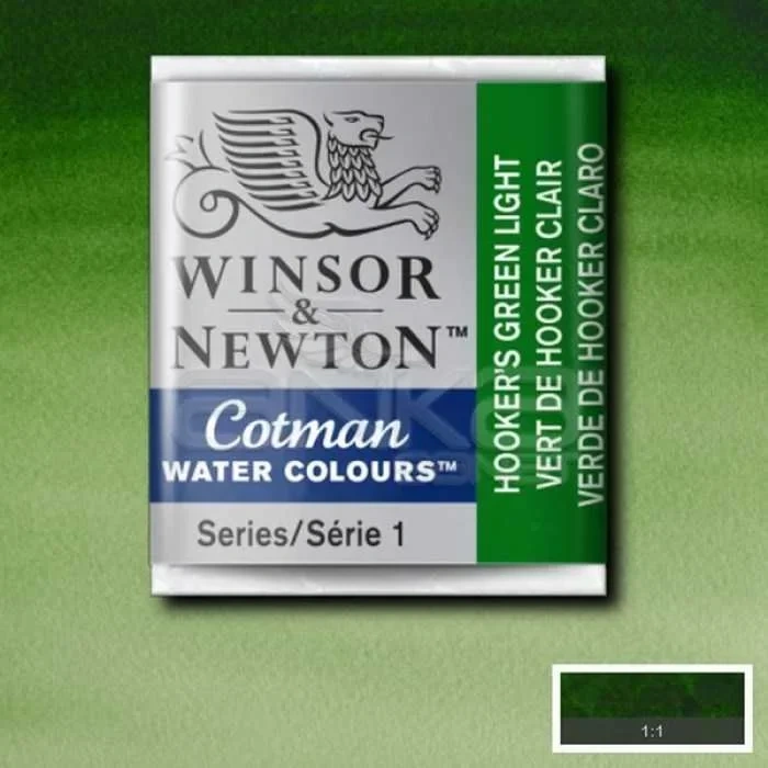 Winsor & Newton Tablet Sulu Boya No:314 Hookers Green Light