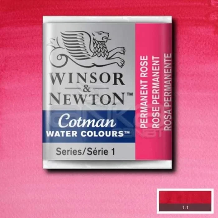 Winsor & Newton Tablet Sulu Boya No:502 Permanent Rose
