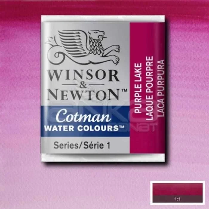 Winsor & Newton Tablet Sulu Boya No:544 Purple Lake
