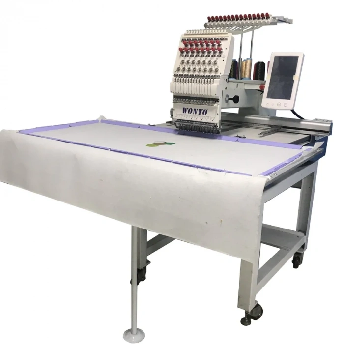 Wonyo Wy1201cml Tek Kafa 12 İğne Nakış Makinesi (120cm X 50cm İşleme)