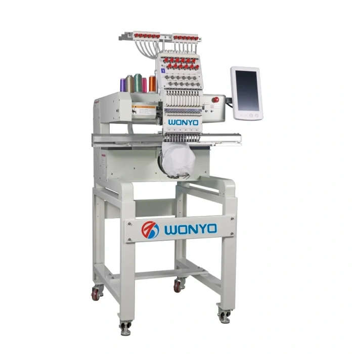Wonyo WYQ1201L Tek Kafa 12 İğne Nakış Makinesi (60Cm X 40 Cm İşleme Alanı)