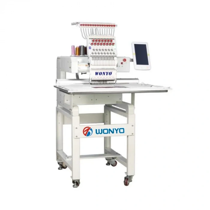 Wonyo WyQ1201l Tek Kafa 12 İğne Nakış Makinesi (60cm X 40 Cm İşleme Alanı)