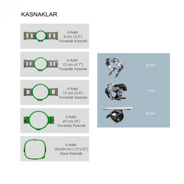 Wonyo WyQ1202 2 Kafa 12 İğne Nakış Makinesi (40cm X 50cm İşleme Alanı)