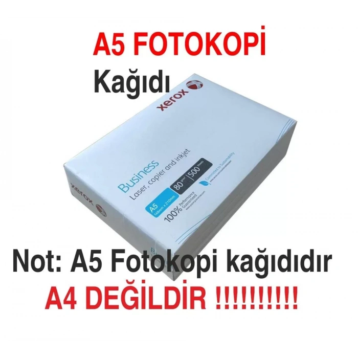 Xerox Business A5 Fotokopi Kağıdı (500 Lü Paket)