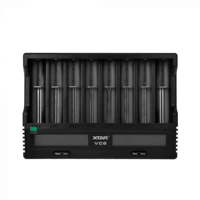 Xtar VC8 - Taşınabilir Çoklu Li-ion Pil Şarj Cihazı - 8li