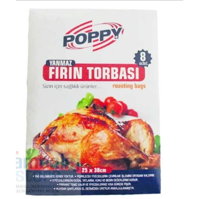 Yanmaz Fırın Torbası 8li ( 192 Paket )