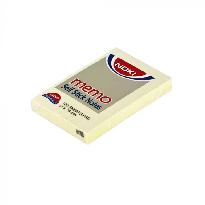 Yapışkanlı Not Kağıdı Sarı 76x51