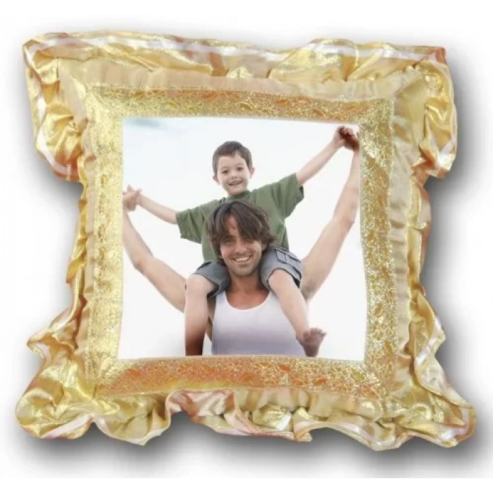 Yastık Baskı (altın Fırfırlı)