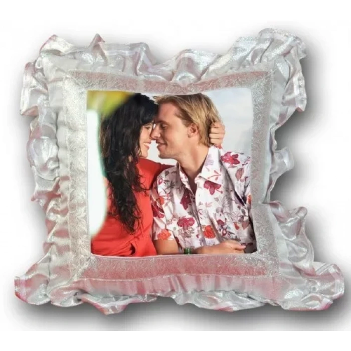 Yastık Baskı (gümüş Fırfırlı)