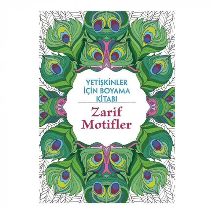 Yetişkinler İçin Boyama Kitabı - Zarif Motifler