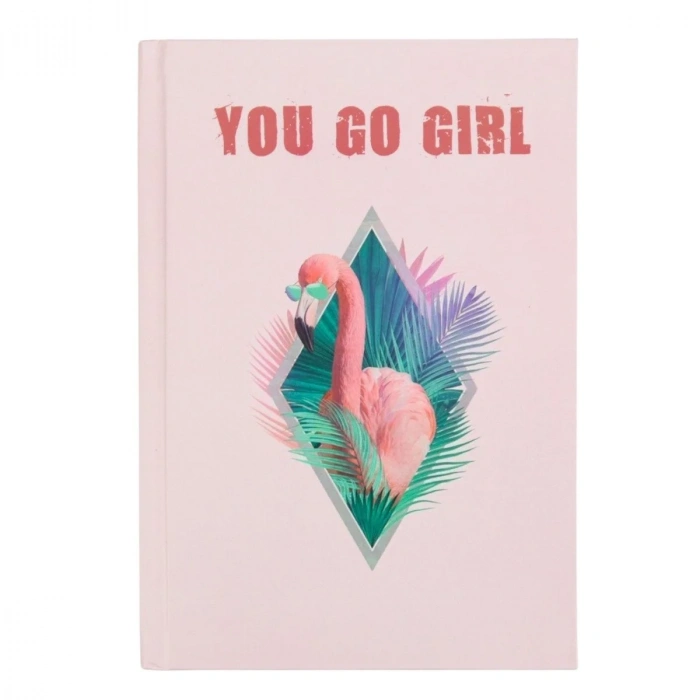 Yıldız Sert Kapak 14x20cm 80yp Star Seri Çizgisiz You Go Girl