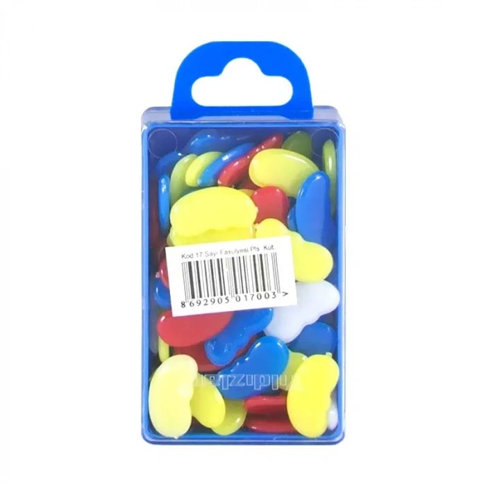 Yıldızlar 017 Sayı Fasulyesi Plastik Kutu