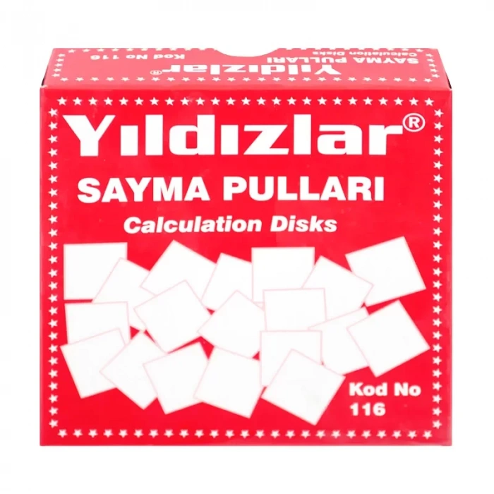 Yıldızlar 116 Sayma Pulları