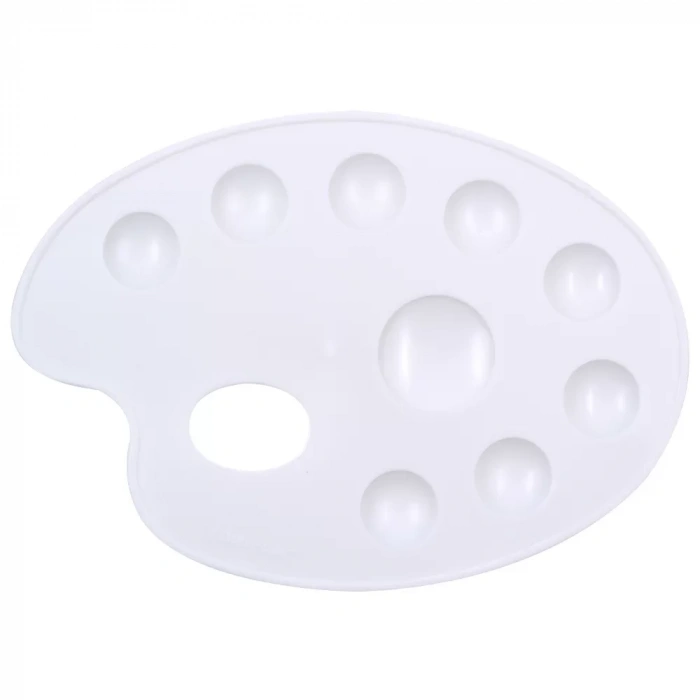 Yıldızlar Büyük Godeli Oval Resim Paleti Kod:138