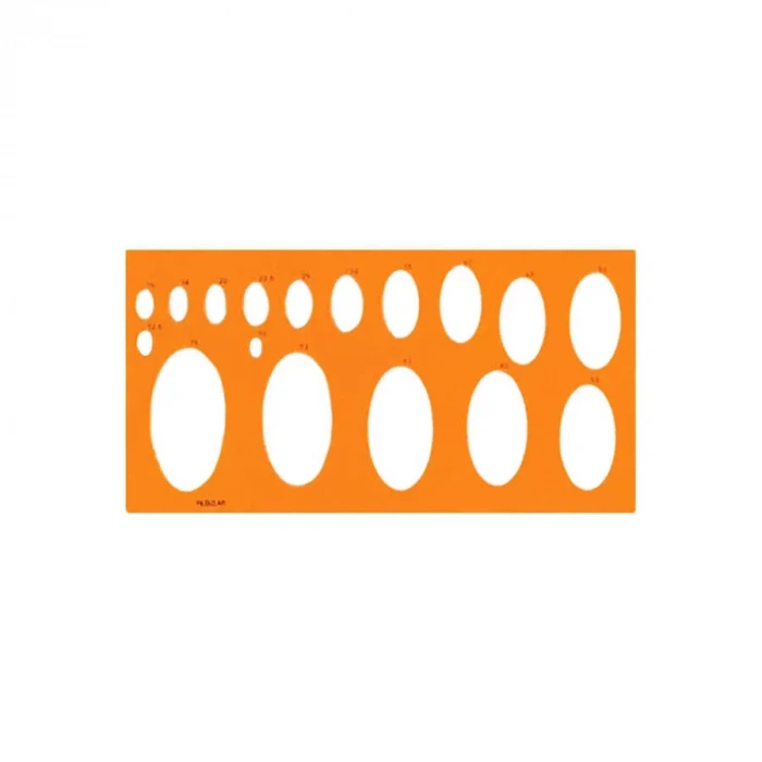 Yıldızlar Elips Şablon Büyük