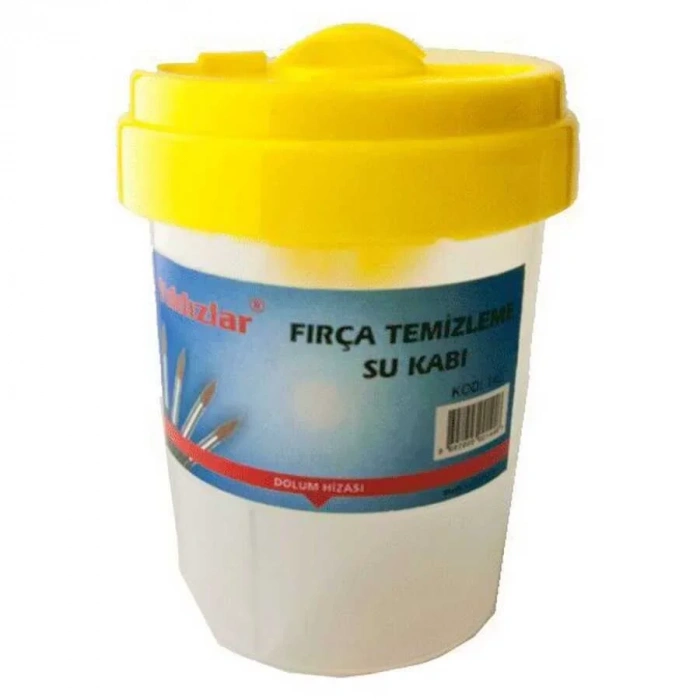 Yıldızlar Fırça Temizleme Su Kabı