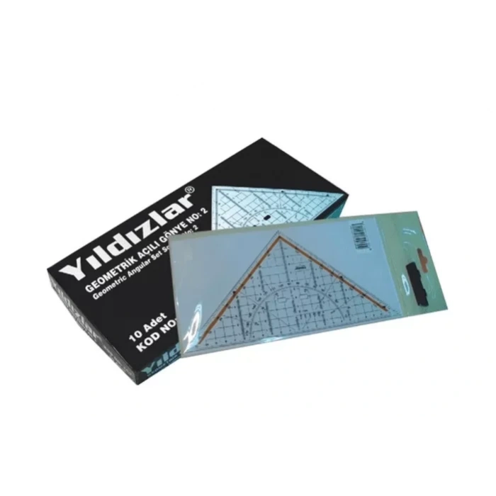 Yıldızlar Geometrik Açılı Gönye No:2 Kod.104