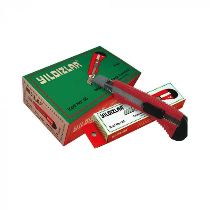 Yıldızlar Maket Bıçağı Geniş Metal Uçlu