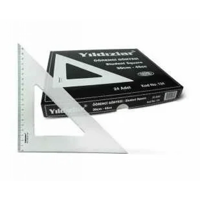 Yıldızlar Öğrenci Gönyesi 30 Cm 45 Cc Kod.134