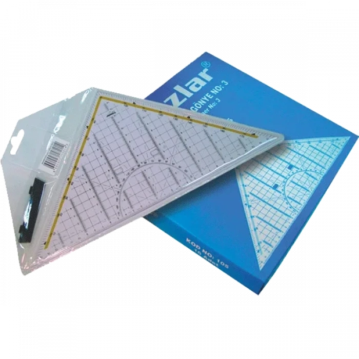 Yıldızlar Teknik Resim Gönyesi Geometrik-Açılı No:3 105