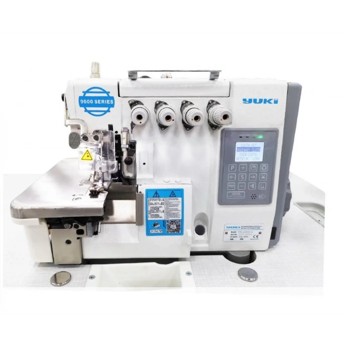 Yuki Yk-9000-4-Bk Otomatik 4 İplik Kıstırmalı Overlok Makinesi (Vakumlu)