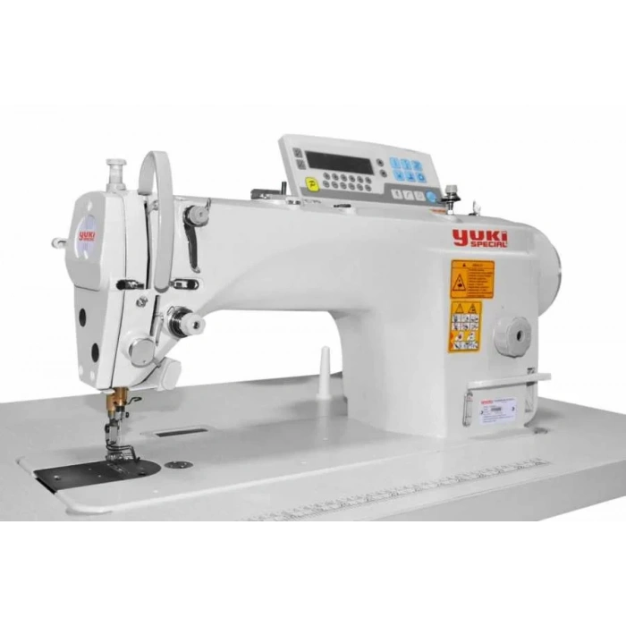 Yuki Yk-9870hd-4 İplik Kes. Mikro Yağ. Direct Drive Tek İğ. Kilit Dikiş Üstten Panelli (kalın Mat. İçin )