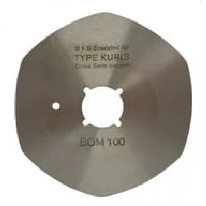 Yuvarlak Kesim Motor 6 Köşe Bıçak / BOM100(6)