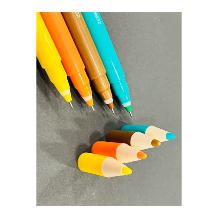 ZEBRA BE-108 İĞNE UÇLU ROLLER KALEM 0.5 SARI