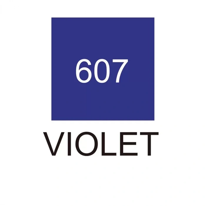 Zig 607 Violet Kurecolor Rütuş Kalemi (çift Uçlu) Kc-3000