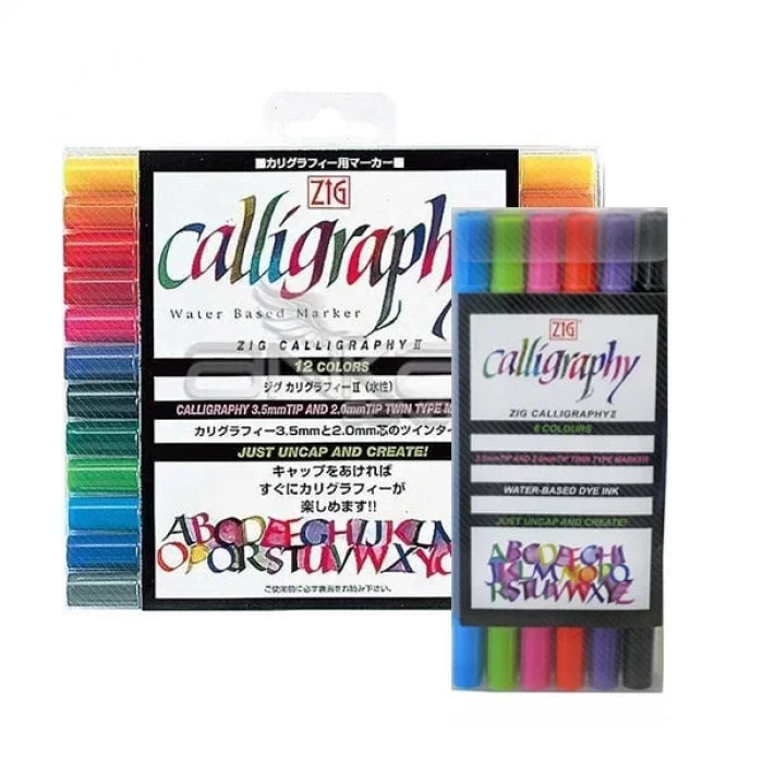 Zig Calligraphy Iı 2mm+3.5mm Kaligrafi Kalem Setleri
