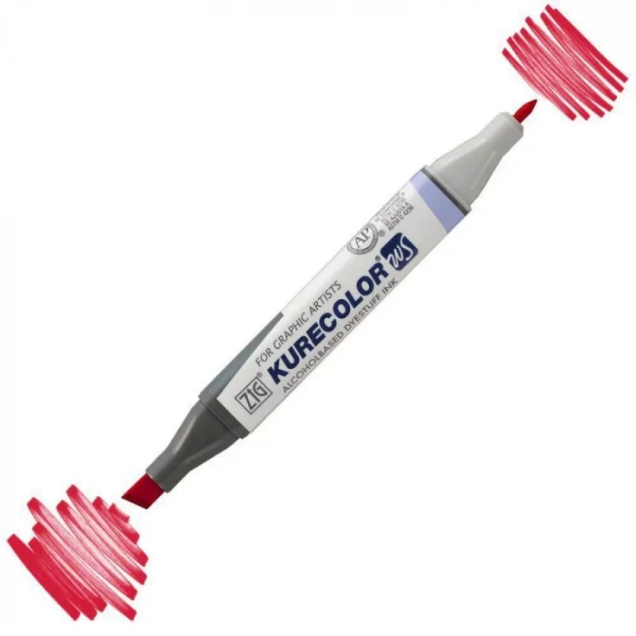 Zig Kurecolor KC3000 Twin S Marker 208 Carmine Red