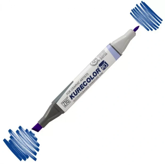 Zig Kurecolor Kc3000 Twin S Marker 317 Blue